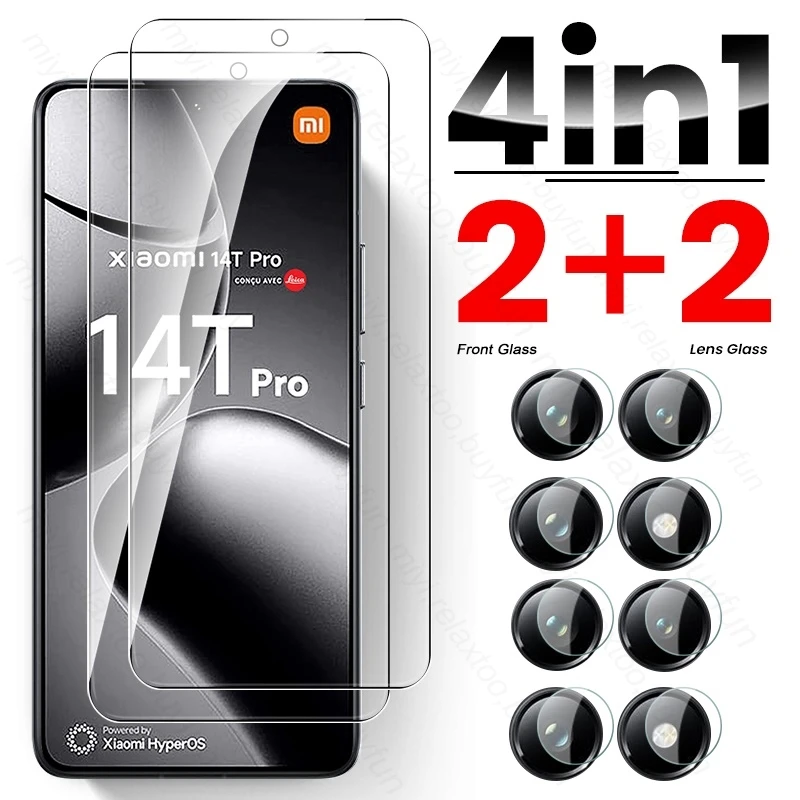 Xiaomi14TPro Case 4 In 1 Camera Lens Screen Protector for Xiaomi 14T Xiaomi14T 13T 12T 11T 10T 9T Pro 5G Protective Glass Mi14T