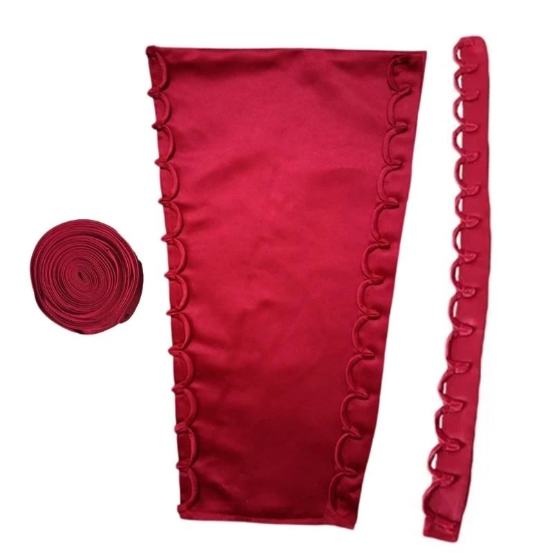 39bd سيت مشد كورسيت Laceup مجموعات الخلفية لثوب الزفاف ظهر مجموعة 4Meters طول