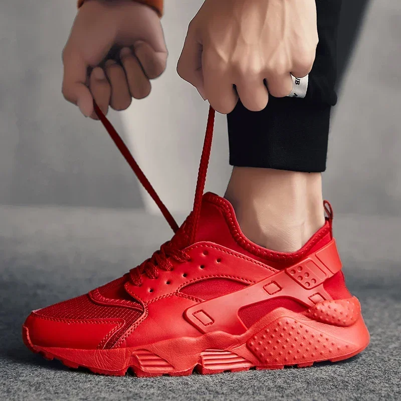 النساء الرجال احذية الجري تنفس خفيفة مريحة أحذية رجالية عادية Tenis في الهواء الطلق الانزلاق على المشي أحذية رياضية #1