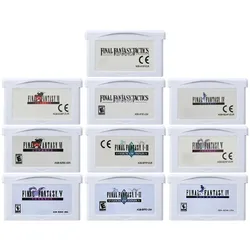 Cartouche de console de jeu vidéo GBA 32 bits, série fnette finale, coque blanche de haute qualité pour GBA NDS