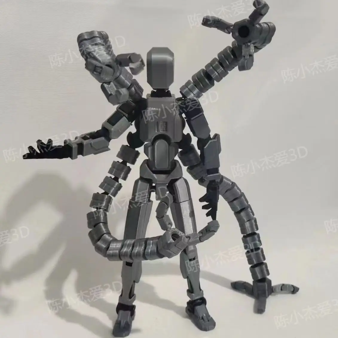 17cm Dr. Octopus Set action Figure 3D Printed Lucky 13 Multi-Jointed Movable Robot Toy Handsome Deco Kit for Kids & Adult