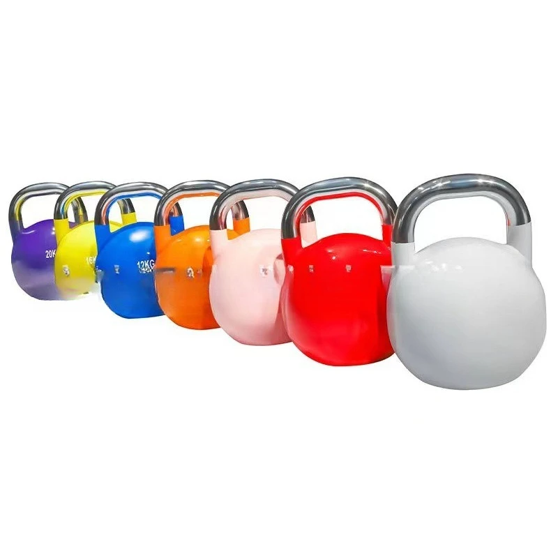 

Competitive kettlebell girls' home hip practice squat sports all-steel pot carrying dumbbells men's commercial competitive