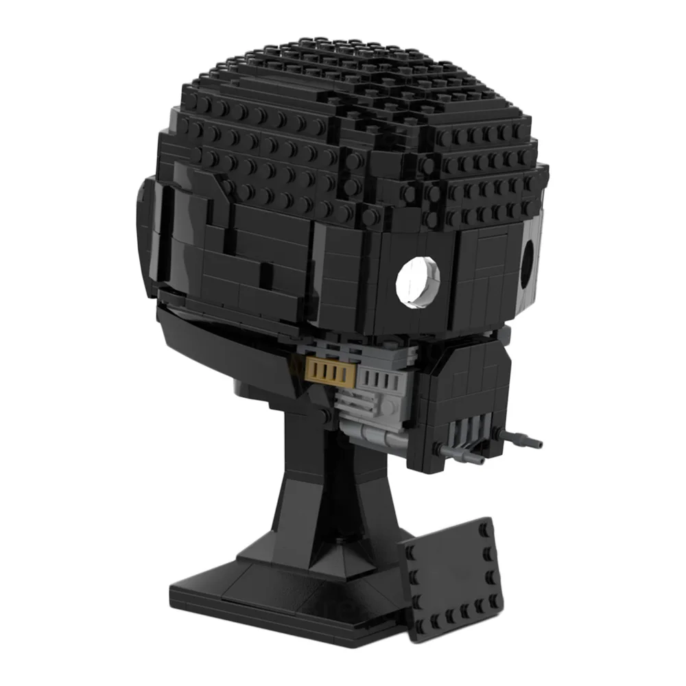 

MOC Space Wars K2SO Helmet Collection Bricks Model Alien Squad Helmet Soldier Helmet Assembled Building Blocks Toys DIY Gifts