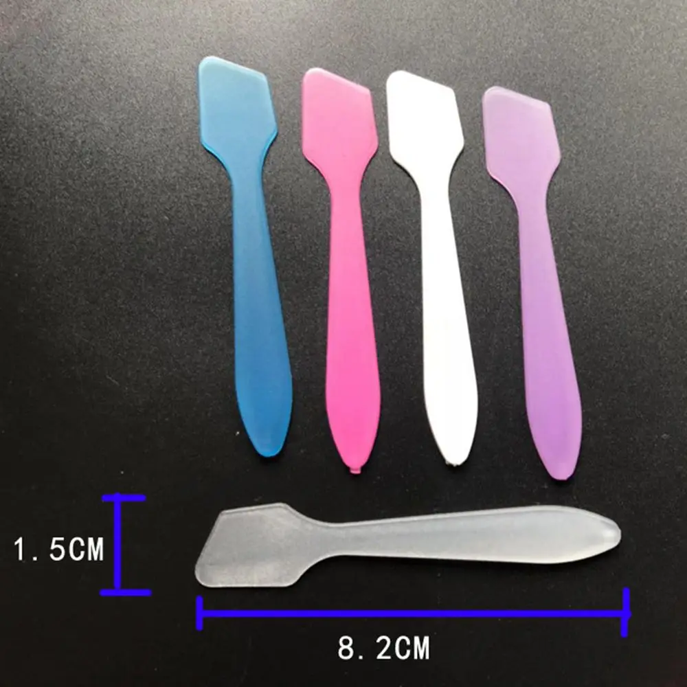 Espátulas duraderas de Color aleatorio, mascarilla para el cuidado de la piel, herramientas de barro, barra de máscara de crema, cuchara mezcladora, herramientas cosméticas, raspador de máscara