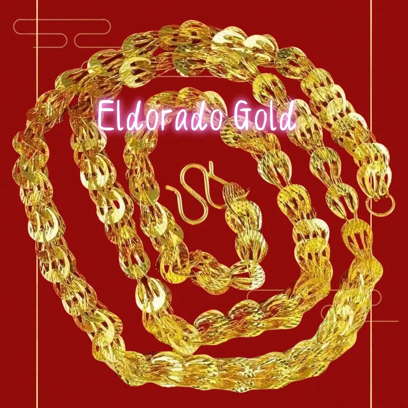 

Eldorado Gold 2025 Lover's giftAU999 24K Gold Women's Chahua Phoenix Tail Jewelry | 3D stacked chahua gold plates, lifelike pho