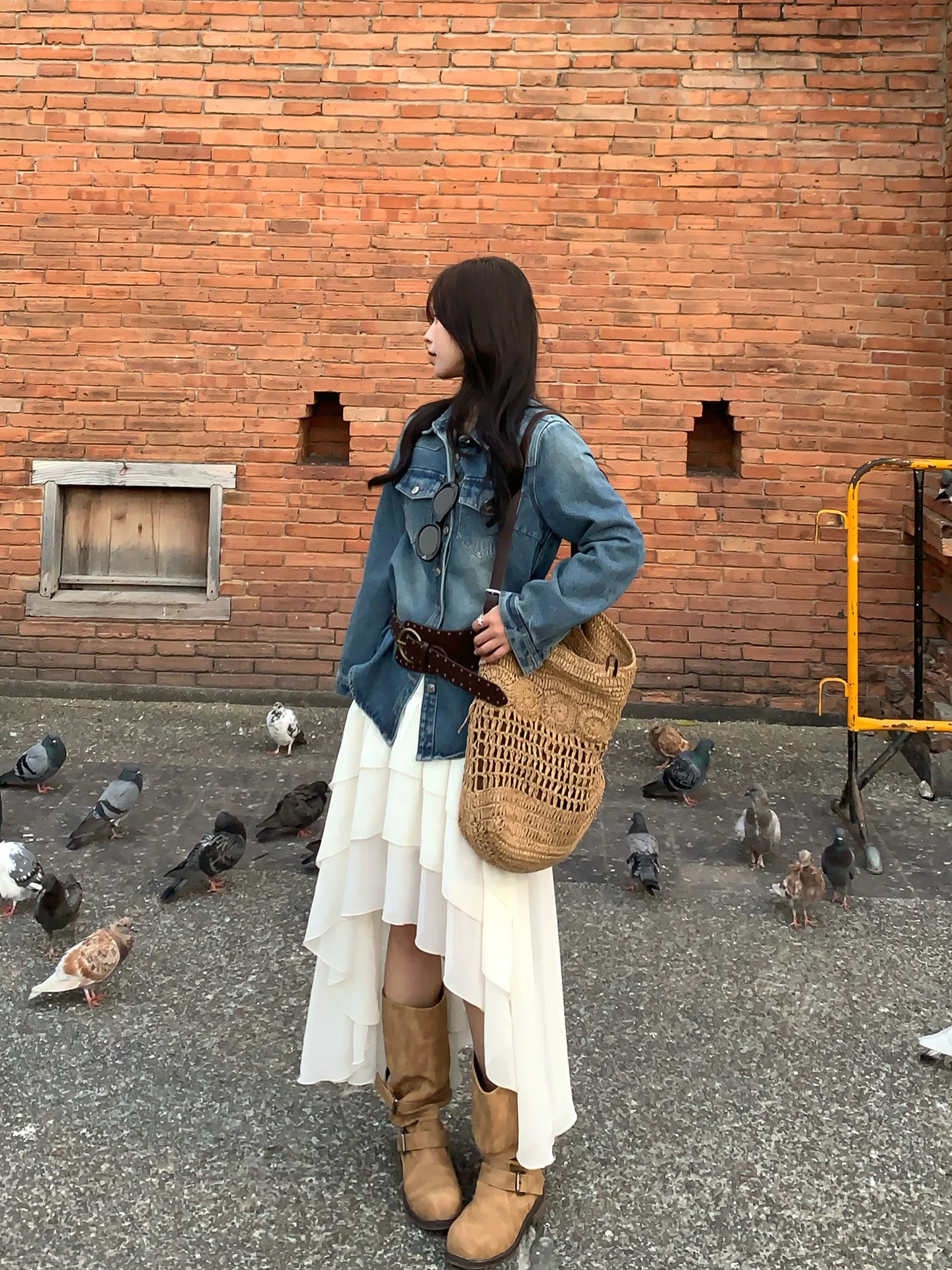 

Женская многослойная шифоновая юбка миди Adan, праздничная юбка А-силуэта в нежном корейском стиле, весна-лето, свободный крой, полиэстер