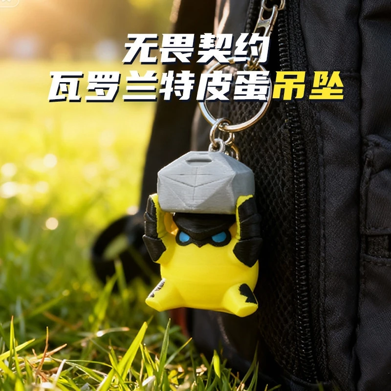 Valorant Keychain Backpack Charm Cartoon Egg Cute Bag Accessory For Teens Kids Gamers School Travel Cosplay Holidays Gift