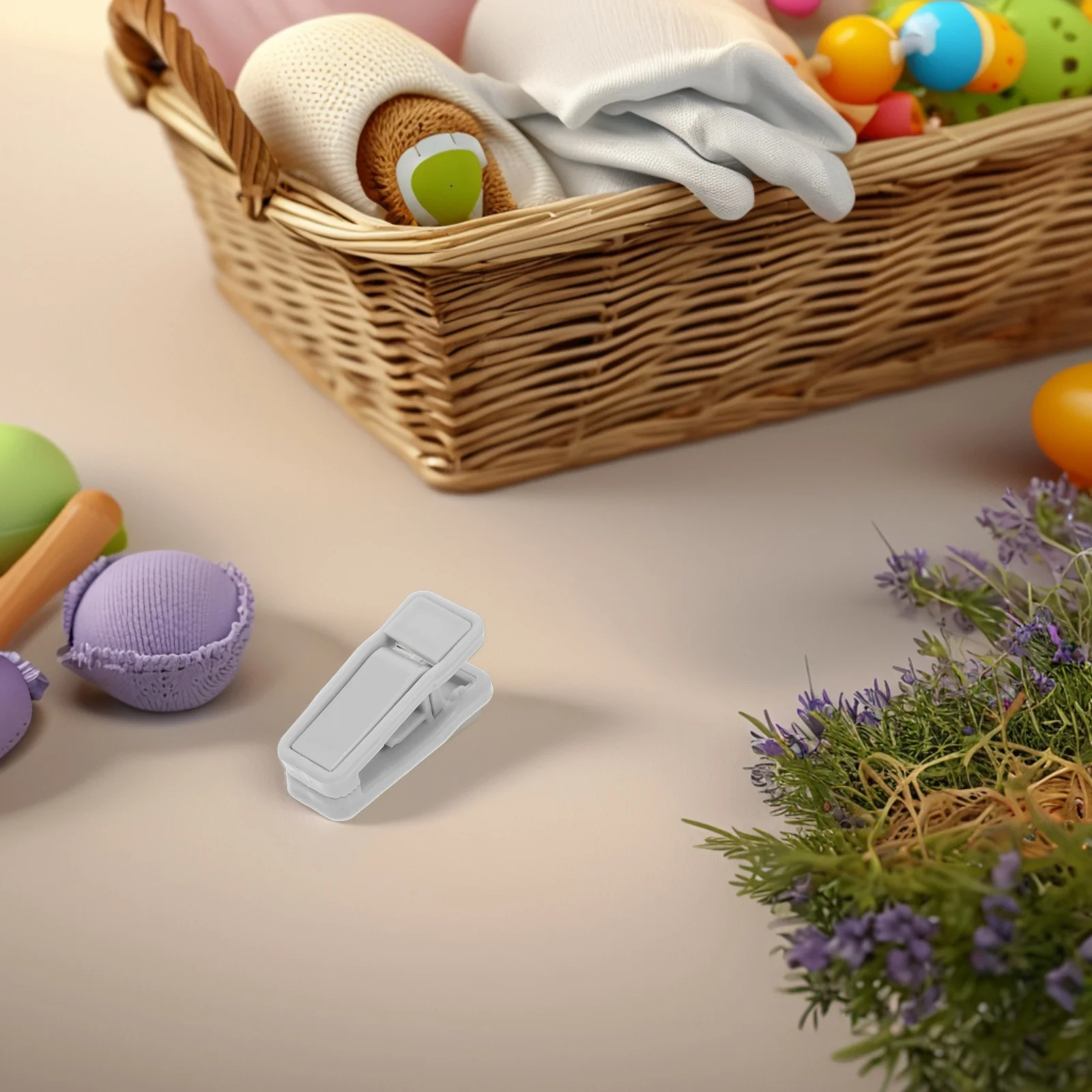 

40Pcs Clothes Hanger Clips Versatile Lightweight Plastic Clips for Home Laundry Drying Food Bag Sealing Accessories