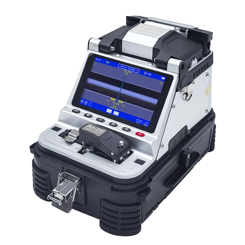 Best Sold Core to Core Fiber Optic AI-20 AI-30 Fusion Splicer 6s Splicing  Welding Equipment Fibra Cable Splicing Machine