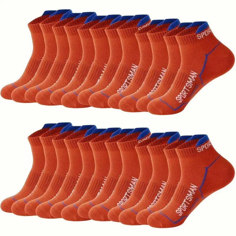 10/12 Pairs Hochwertige Gestrickte Anti Geruch Männer Sport Socken Sommer Schweiß Absorbieren Mesh Atmungsaktive Paar Laufen Casual Socken – Detail 18