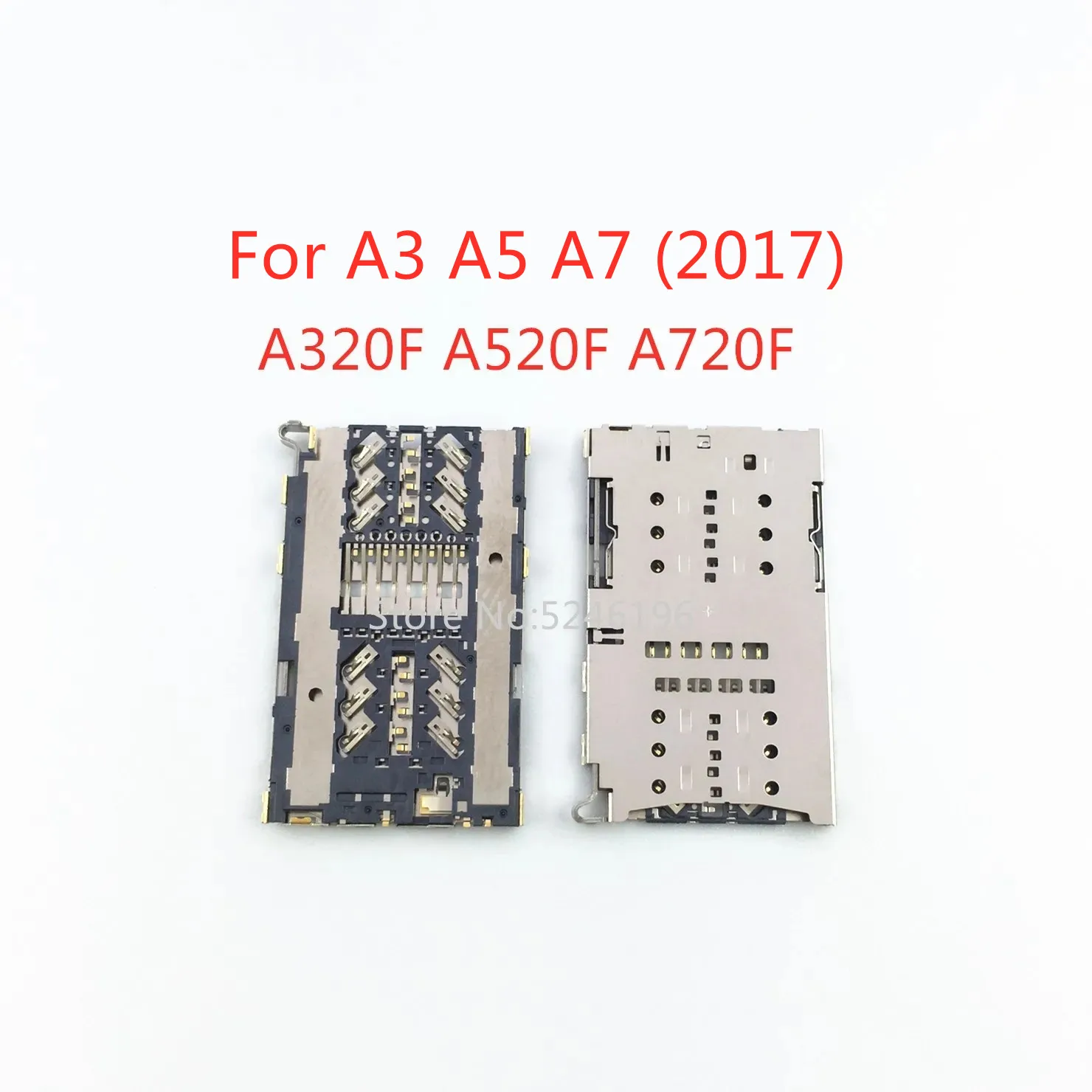 

2pcs-10pcs Sim Card Reader Tray Slot Micro SD Memory For Galaxy A3 2017 A320F A5 2017 A520F A7 2017 A720F Replace Part