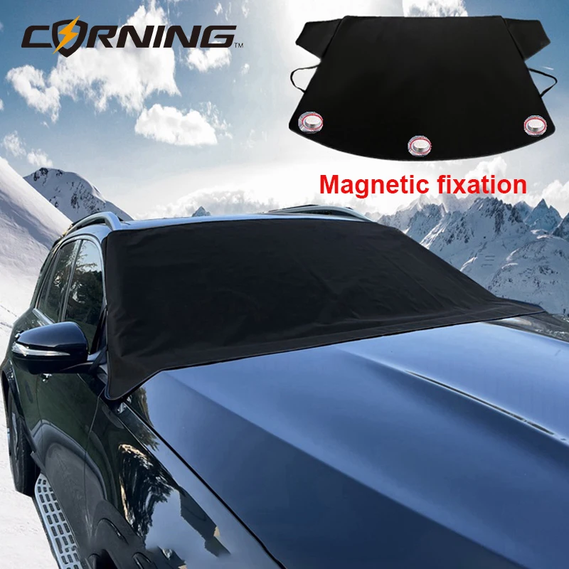 

Car Snow Cover Exterior Covers Waterproof Windshield Outdoor Protector Awning Winter Half Protective Vehicles External Sunshade