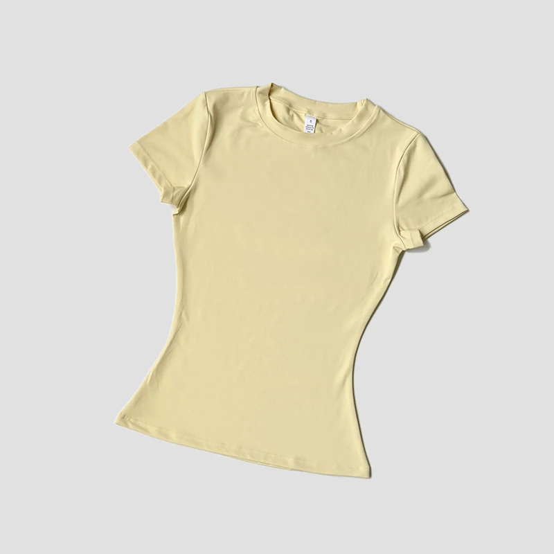 WAREBALL Sporttops Sneldrogend damestanktop Fitness Running Yoga Korte mouw Elastisch ademend yoga-T-shirt voor dames