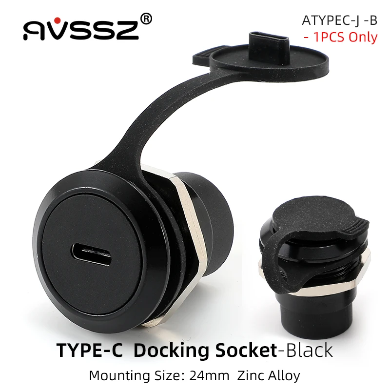 Круглая розетка AVSSZ, USB3.0 2.0, Type - C, HDMI 2.0, CAT6A CAT6 Сетевой разъем RJ45, высокоскоростная передача данных, пылезащитный модуль