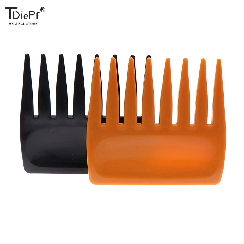 Peigne à dents larges en plastique, peignes à dents super larges, peignes à barbe sans niveaux, petite brosse à cheveux, outil de coiffure, 1PC