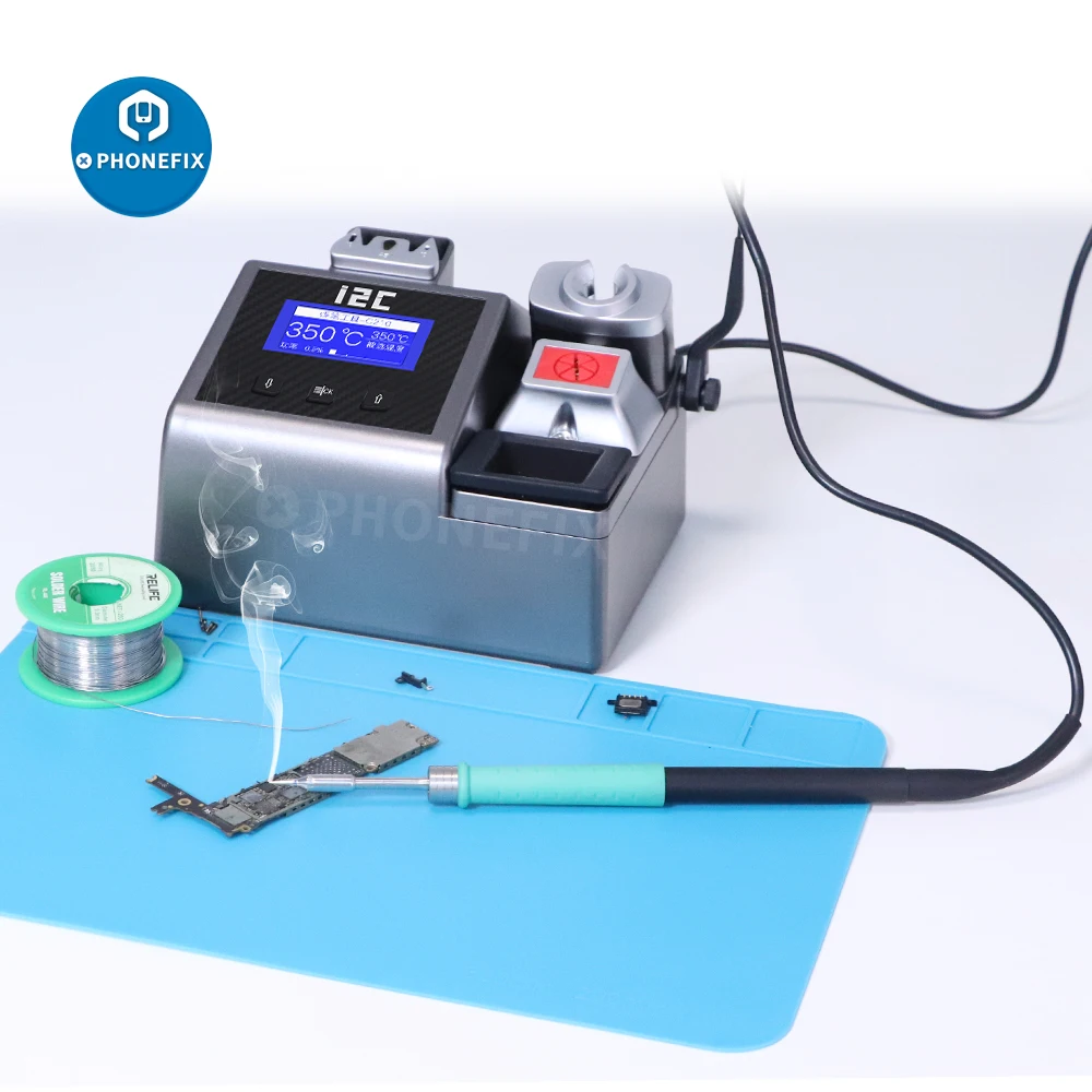 i2C 2SCNi Nano Soldering Station with C245 C210 C115 Soldering Handle Welding Iron Tips 1S Rapid Heating for Phone PCB Repair