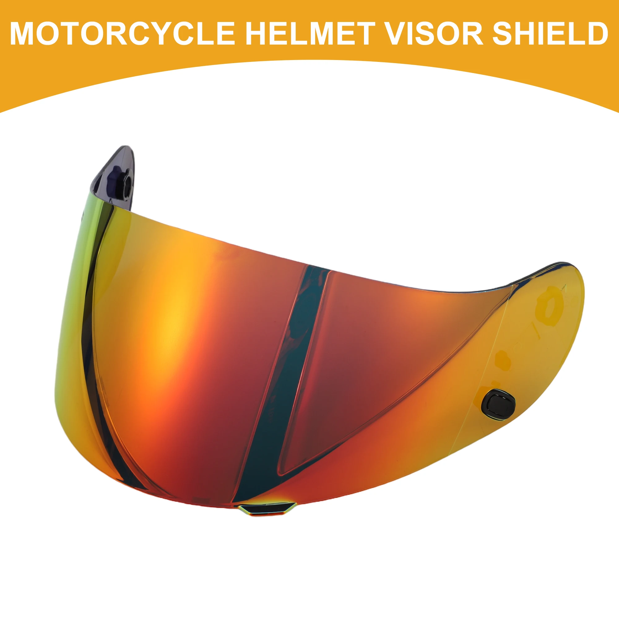 

Motoforti Motorcycle Helmet Visor Shield Motorcycle 3-Snap Helmet Visor Anti-UV Resin Motorbike Accessories for HJC CL-16