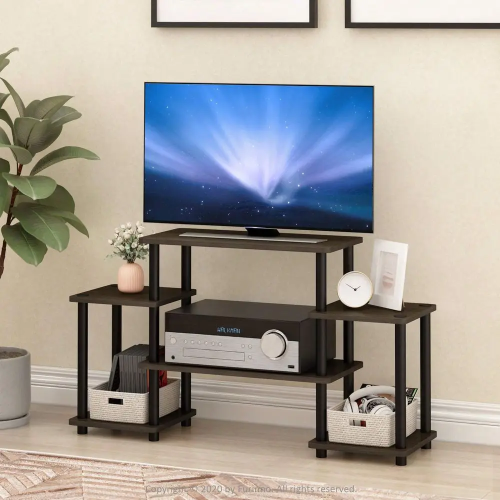 

No Tools Entertainment Center Easy To Assemble, TV Stand Cloth, TV Console, TV Rack, TV Tables, Corner TV Stand, Wood TV Stand