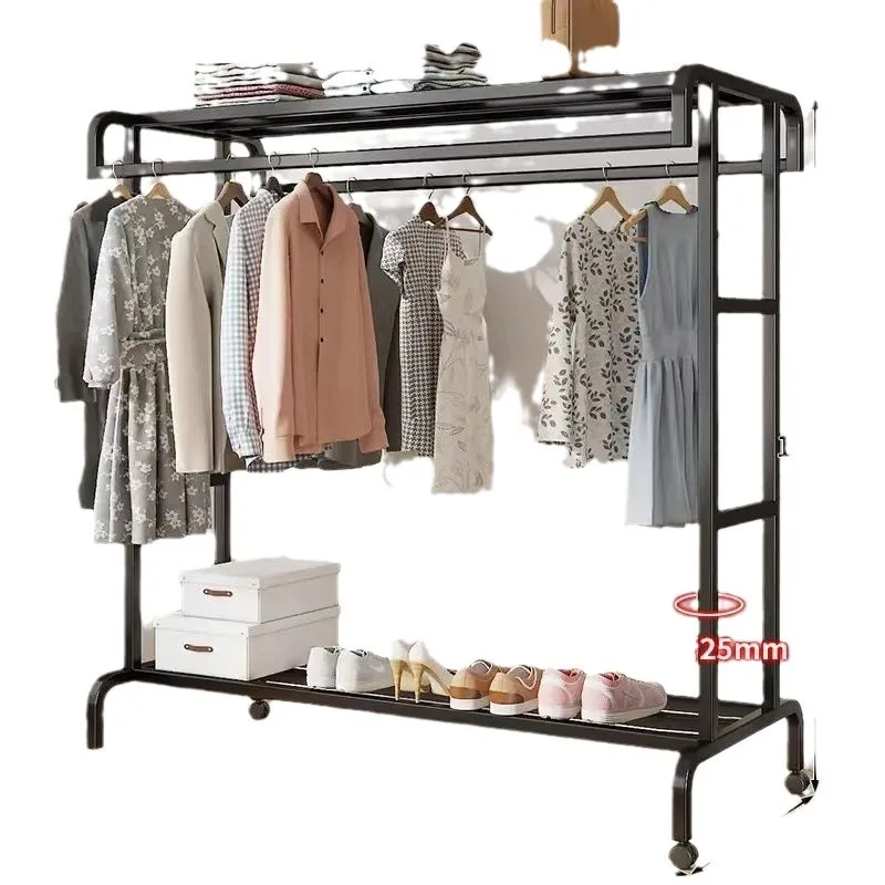 

Hanger Floor-to-ceiling vertical simple drying rack Coat rack Balcony drying rack Home bedroom dormitory hanger