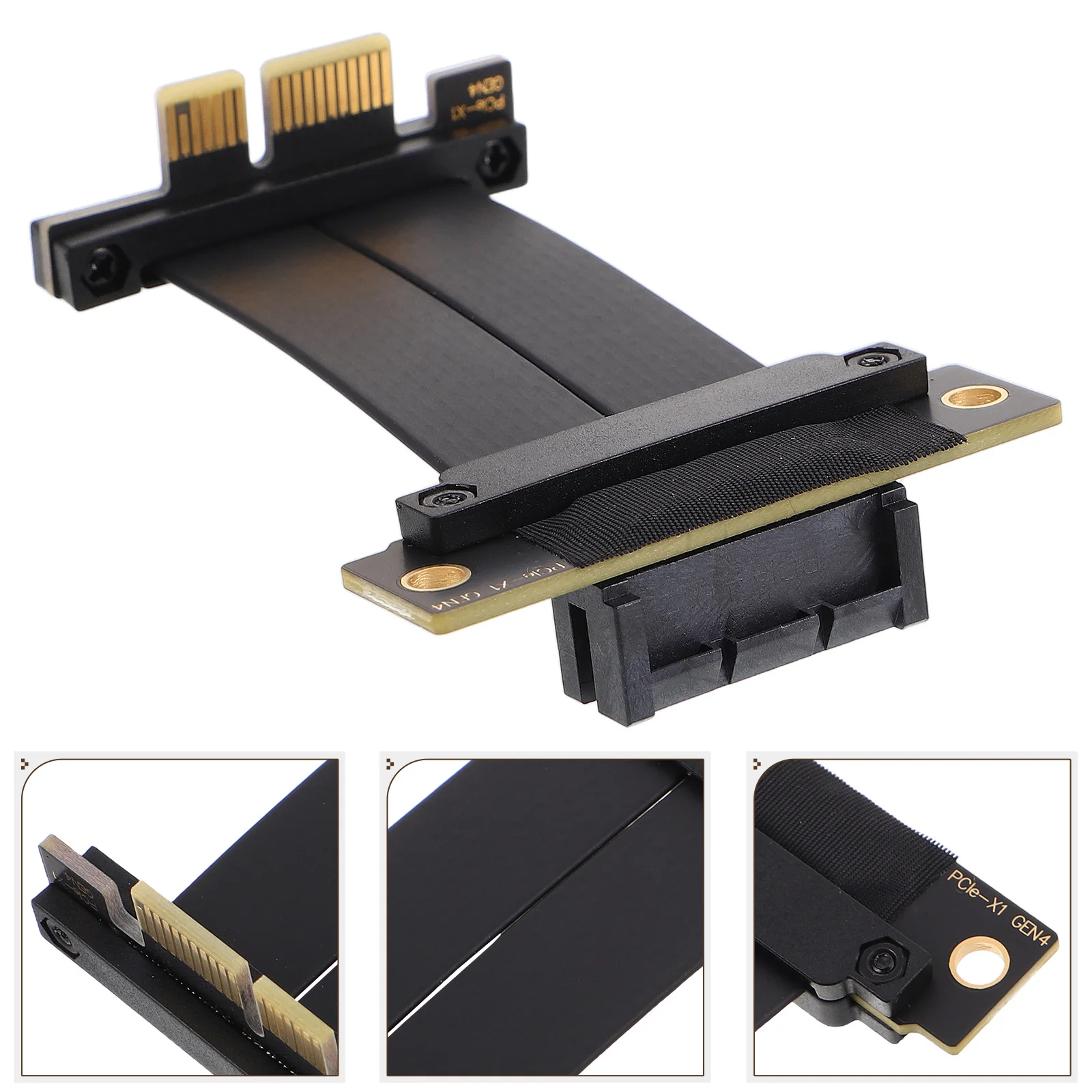 

Pcie Riser Cable 5Cm Right Angle Flexible Extension For Gpu Network Card Sound Card Mining Rig Pcie Express Adapter Vertical