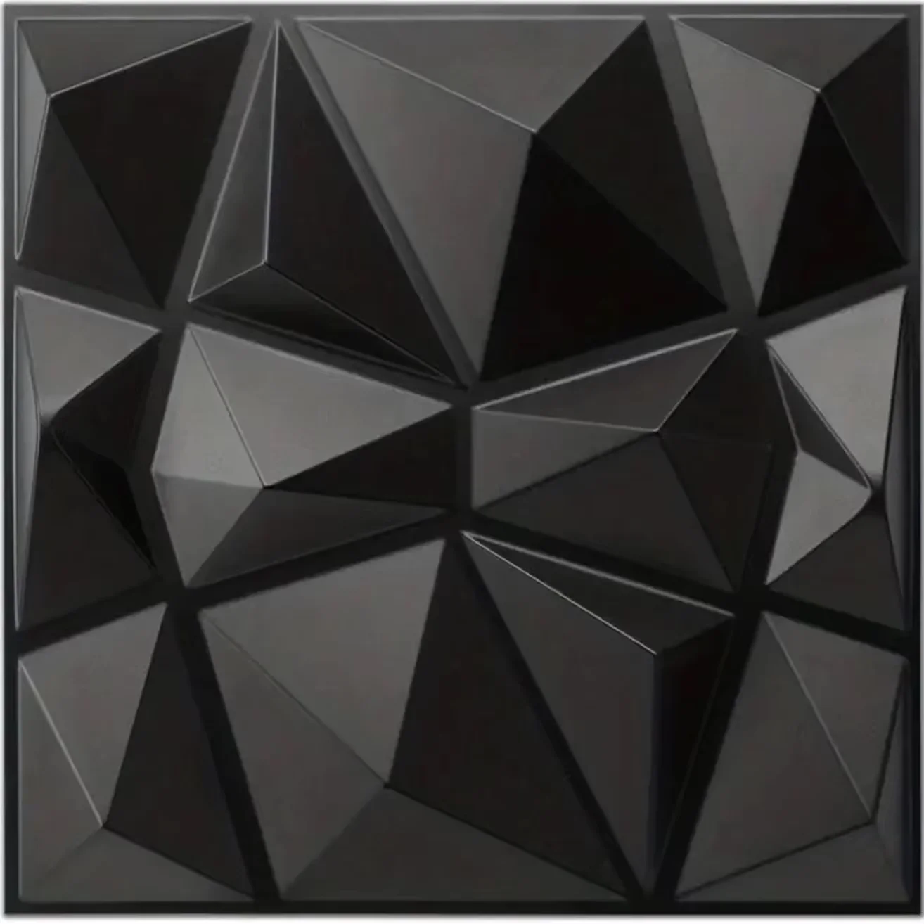 10 SZTUK Naklejek Ściennych 30x30cm Panele Ścienne 3D Dekoracja Ścienna Wewnętrzna Do Salonu Sypialni Hotelu Biura Mural Płyta-Panel-Forma — 2