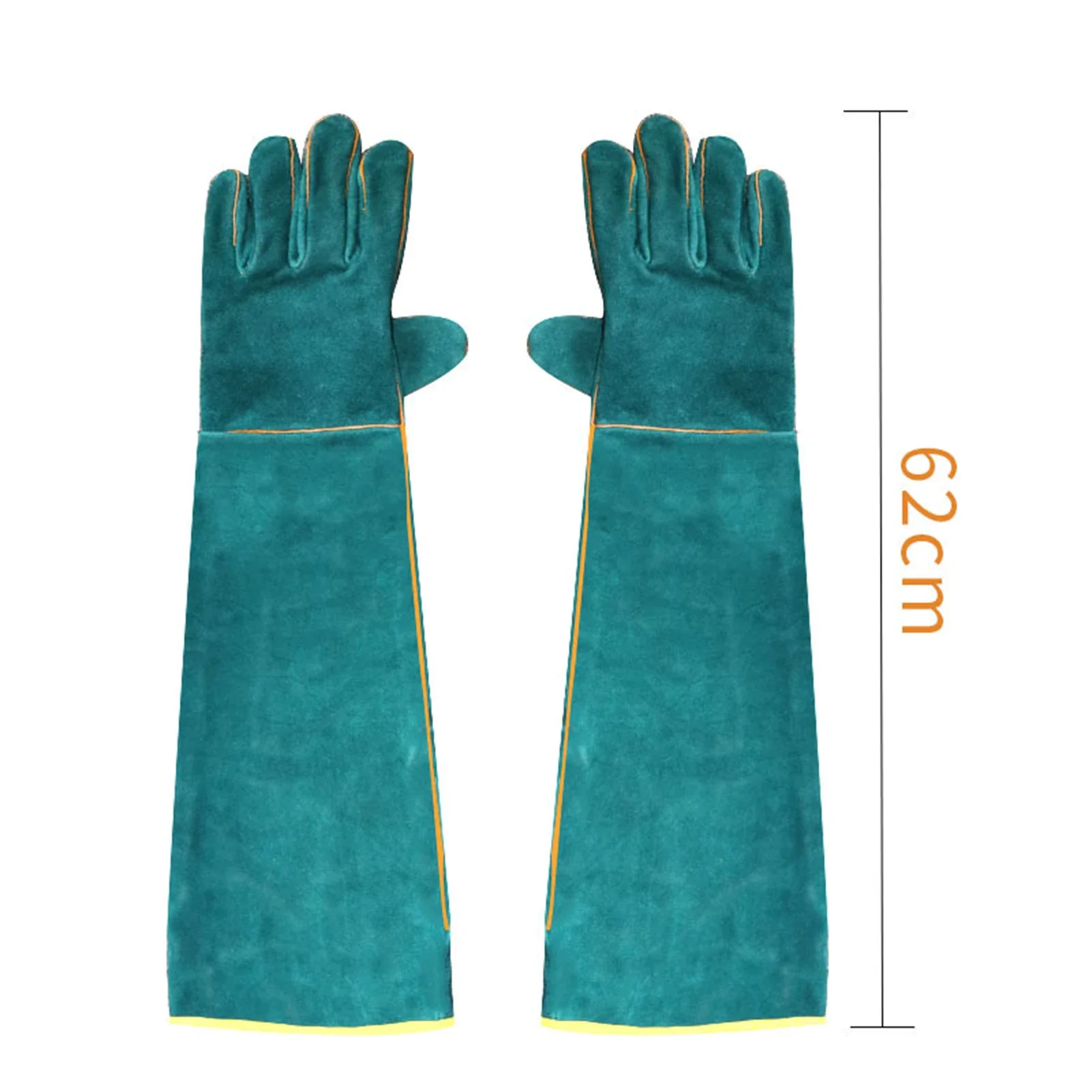 

Multi-function Anti-Bite Safety Gloves Ultra Long Leather Pets Grip Biting Protective Gloves for Catch Dog Cat Reptiles Animal