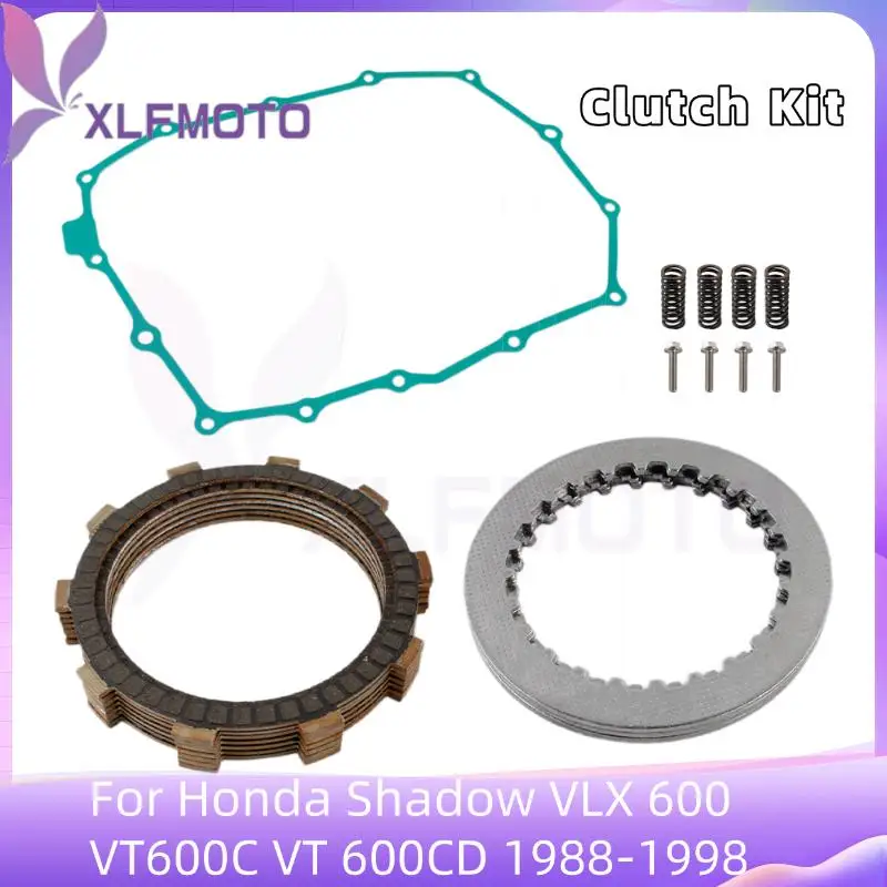 Accesorios para motocicleta, Kit de embrague, junta de cubierta de resortes de alta resistencia para Honda Shadow VLX 600 VT600C VT 600CD 1988-1998