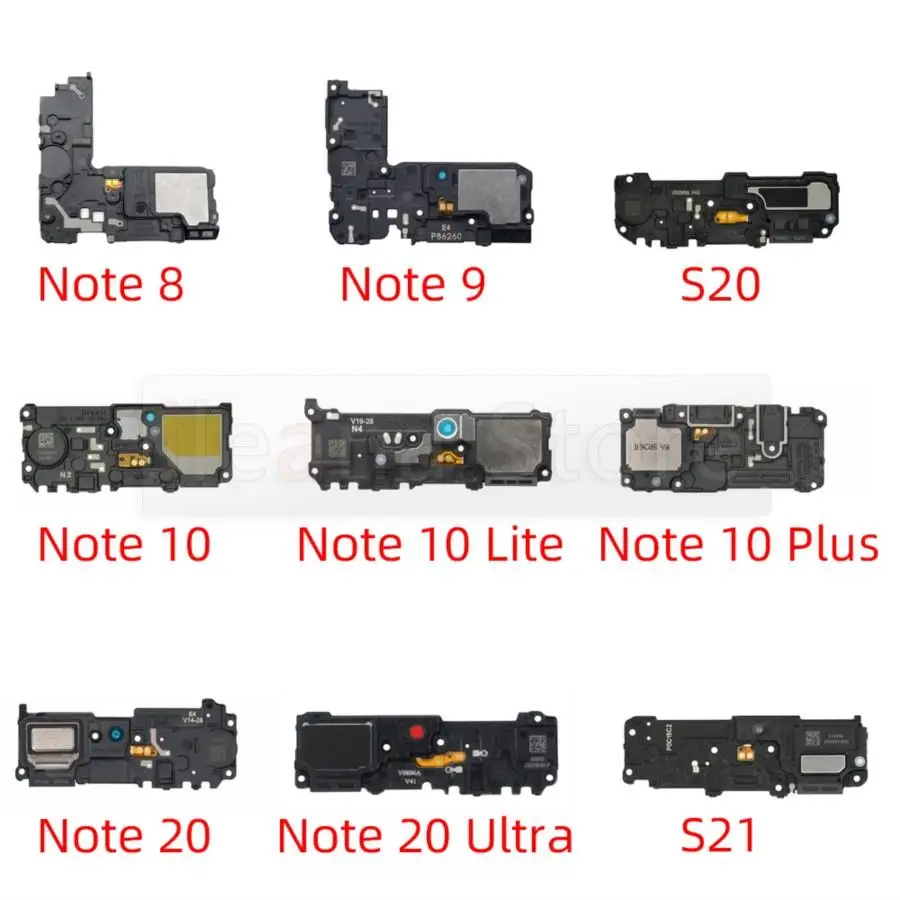 Aiinant Bottom Loudspeaker Flex For Samsung Galaxy Note 8 9 10 20 Lite S7 S20 S21 Edge Plus Ultra Sound Loud Speaker Flex Cable