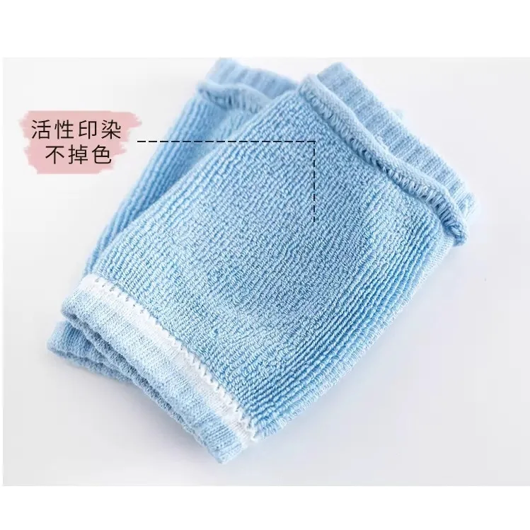 4Pcs/Set Baby Knee Pads Leg Warmer Gaiter Smile Girl Boy Kids Crawling Elbow Kneepad Slips Toddlers Infant Legging Elbow