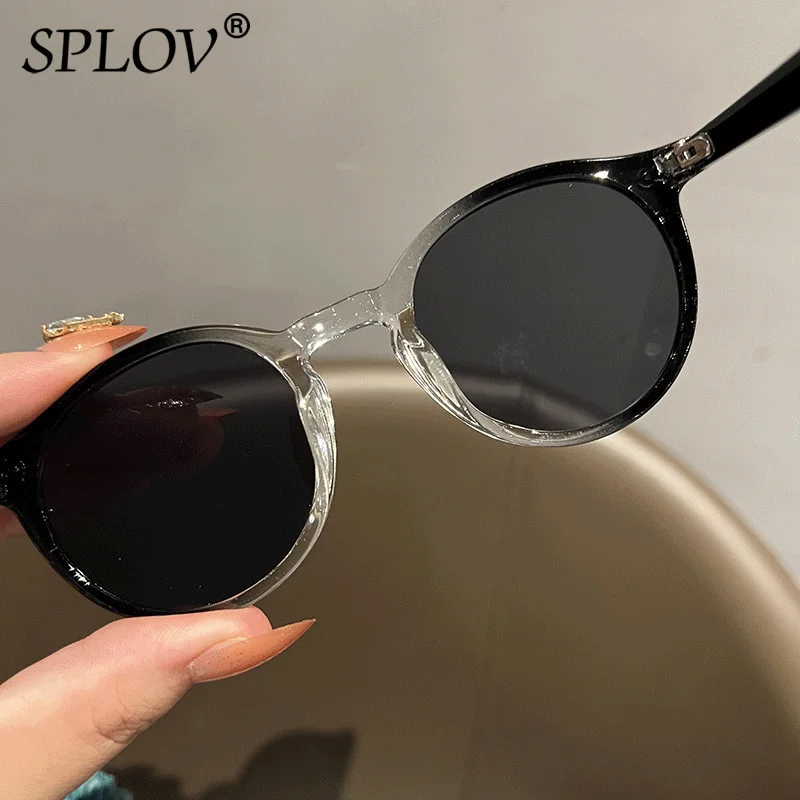 Trendy Round Sunglasses Women Men Luxury Brand Small Vintage Ladies Sun Glasses Yellow Black Driving Shades UV400 Eyewear