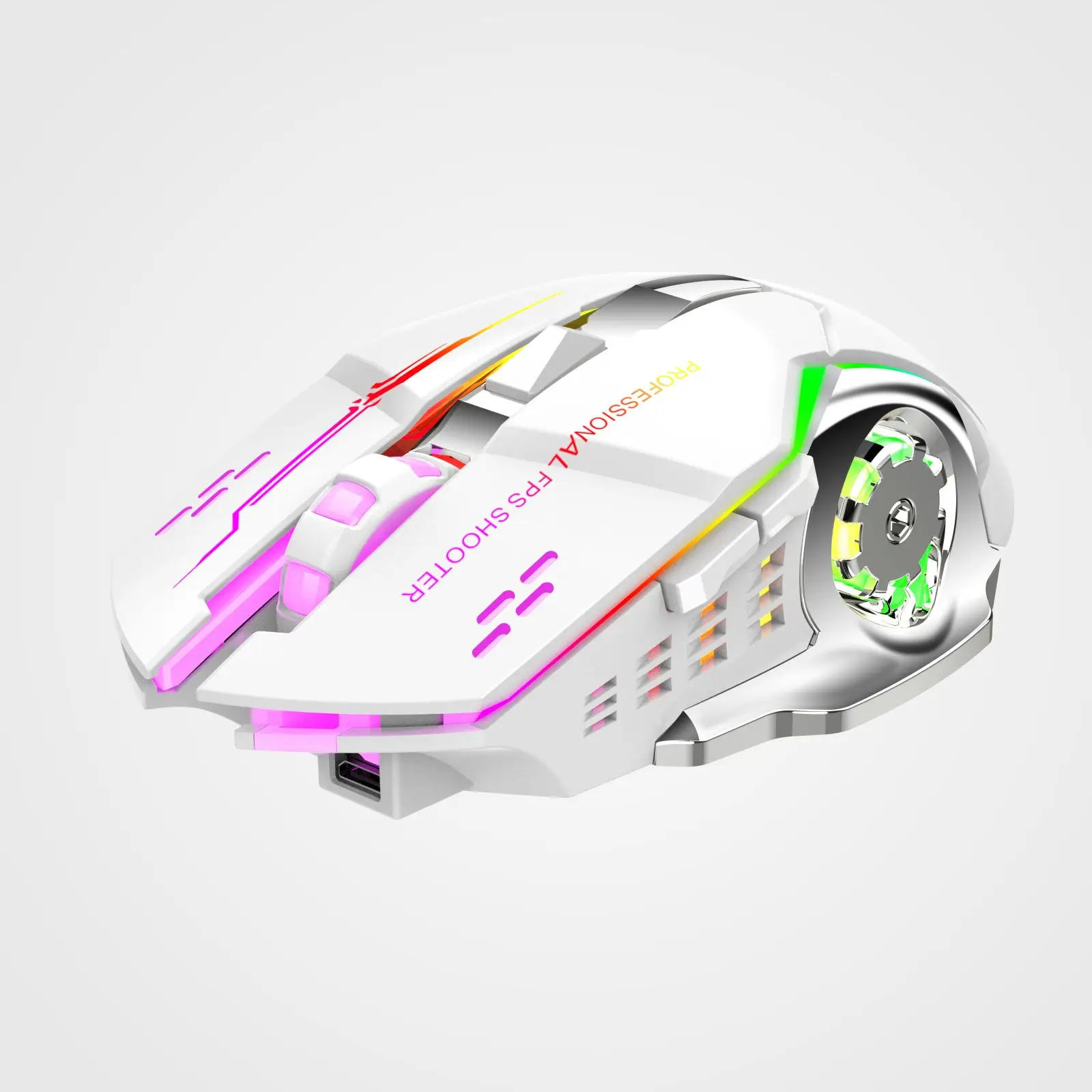Ergonomic Gaming Mouse Wireless Gaming Mouse Built-in Rechargeable Battery Compatible With Various Systems Accurate Tracking