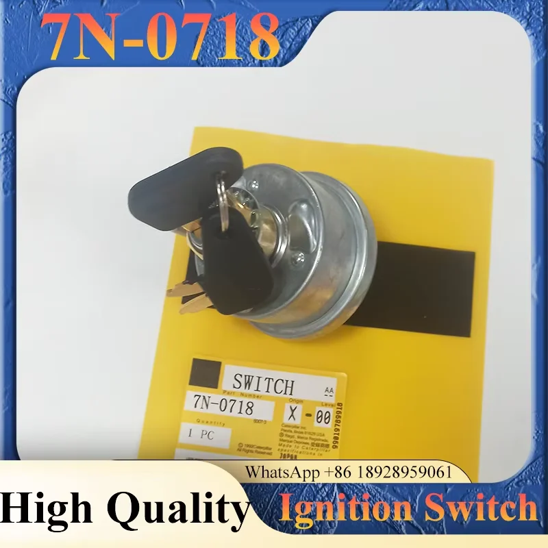 

7N-0718 7N0718 Ignition Switch for Caterpillar Excavator Spare Parts Door Lock