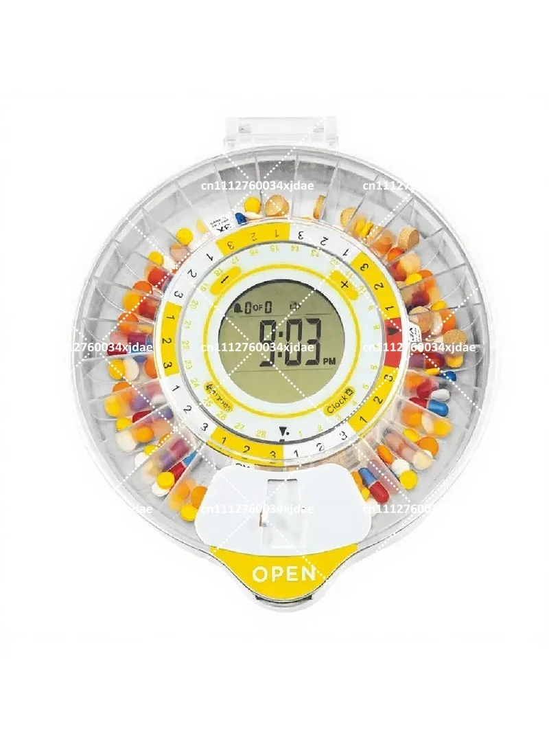 Smart Pill Dispenser with Automatic Locking, Timer, WiFi & Bluetooth Digital Medication Organizer for Dementia Care