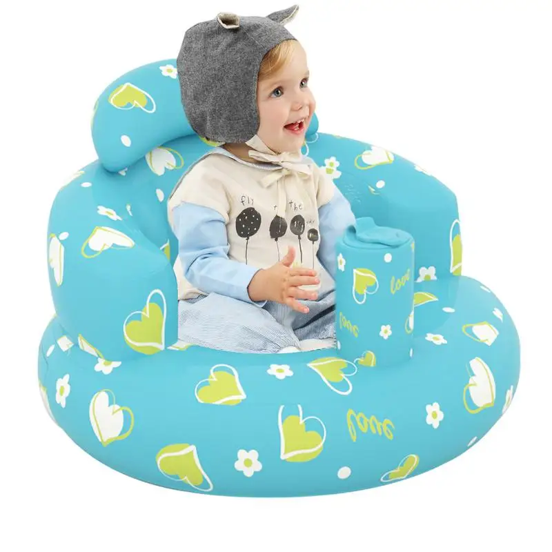 

Blow up Seat Inflatable Babies Sofa Blow up Seat Summer Toddler Chair Little Kids Floor Seats Toddler Support Seat Built in Air