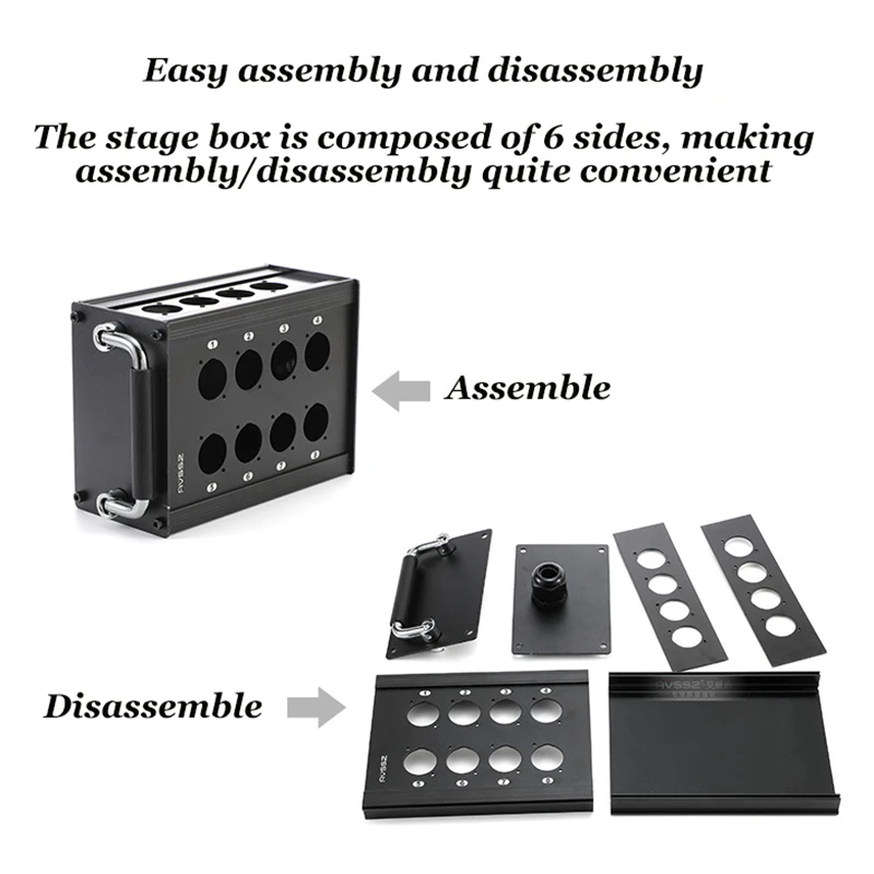 Multichannel Air Audio Signal Cable Box 16/24/32 Channels For Stage Mobile Audio XLR Male Female Audio Signal Cable