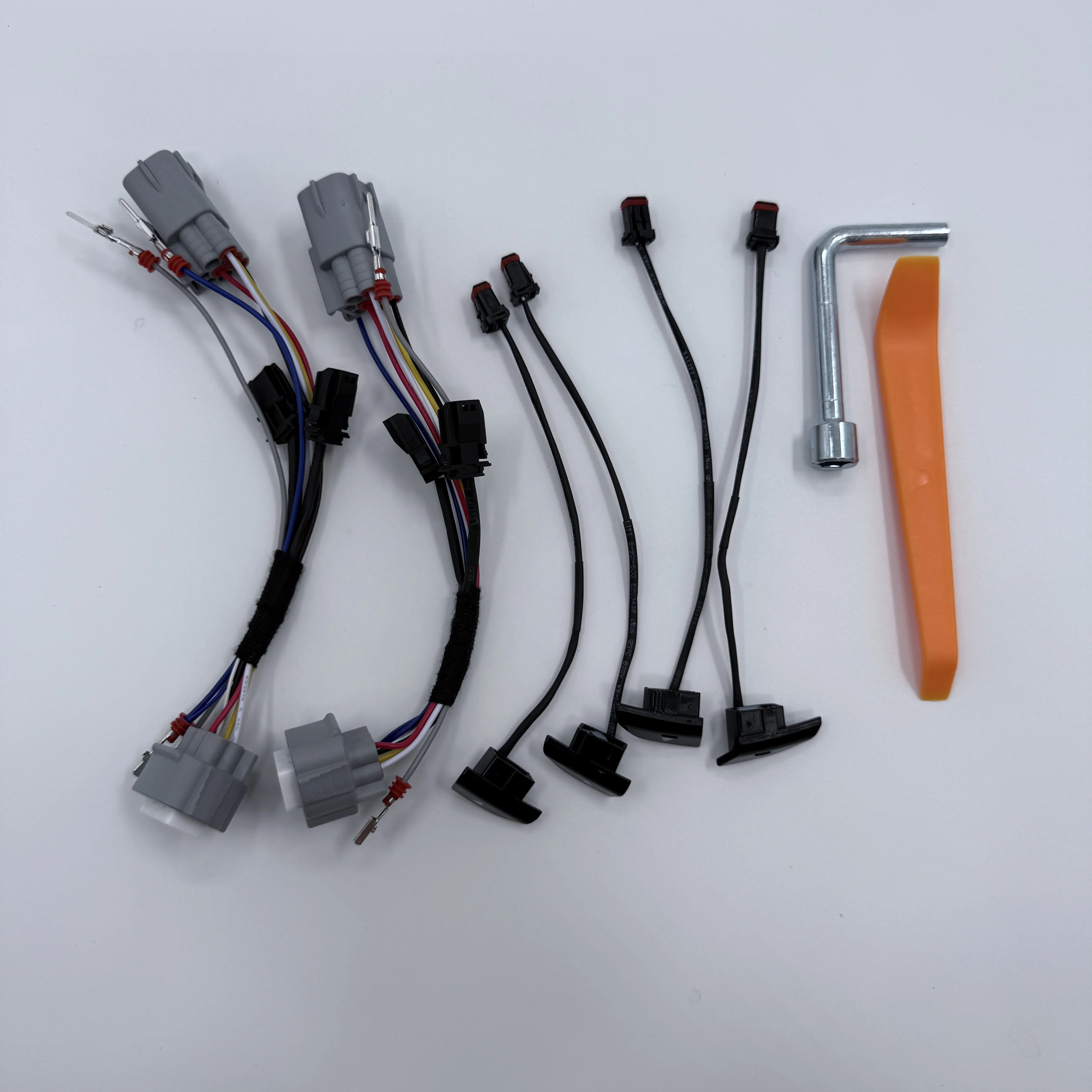 مفتاح الباب الخلفي للسيارة زر الضوء لملحقات ترقية مفتاح الباب الخلفي من سلسلة Alphard Vellfire 40 #6