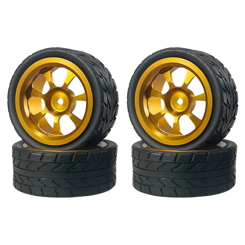 Mjx Hyper Go 1/14 14301 14302 14303 RCカー改造・アップグレード用メタルホイール＆タイヤスペアパーツDIYカラーチェンジ