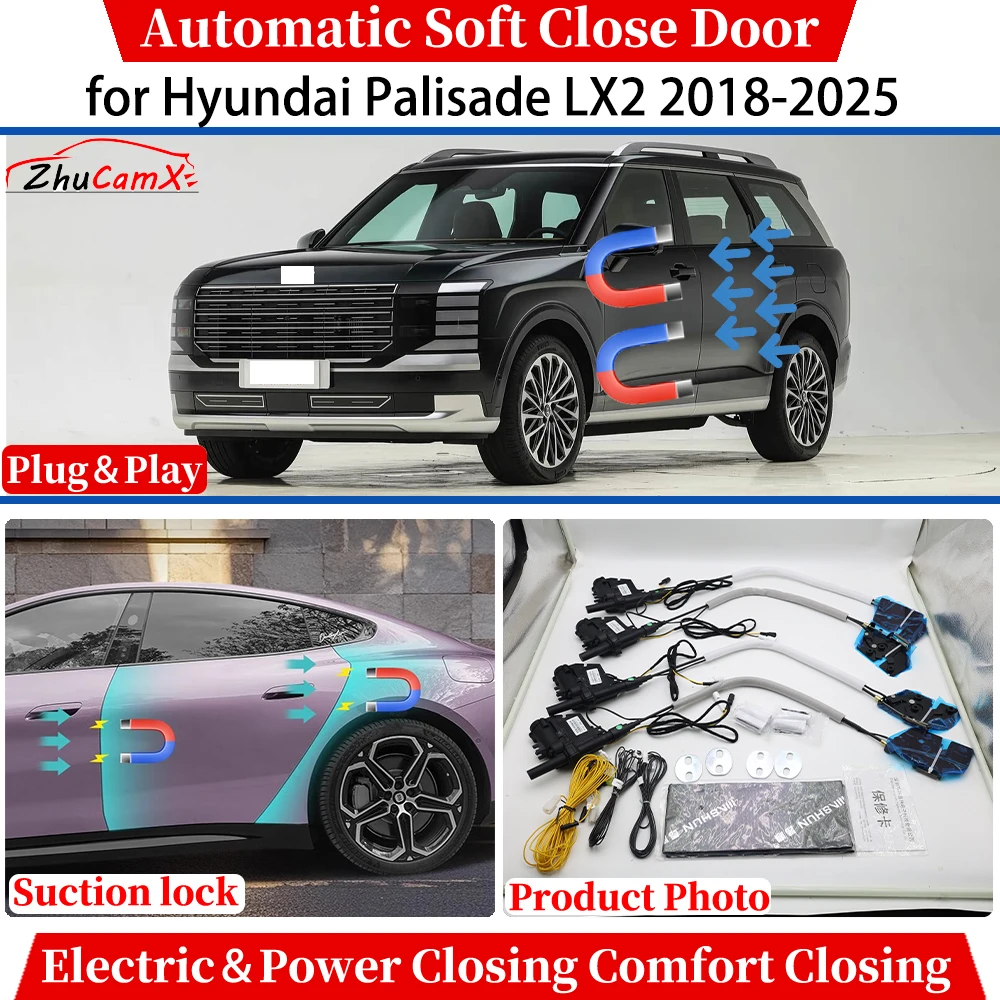 

for Hyundai Palisade LX2 2018-2025 Automatic Soft Close Door Electric Power Closing Comfort Closing Suction lock Quiet System
