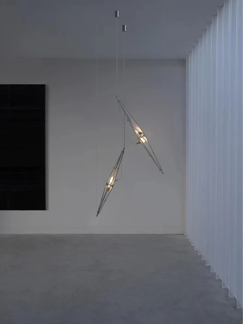 Art Decoration Postmodern Creative Glass Long Pendant Lights Decor Kitchen Island Dining Room Hanglamp Designer Lights 2025