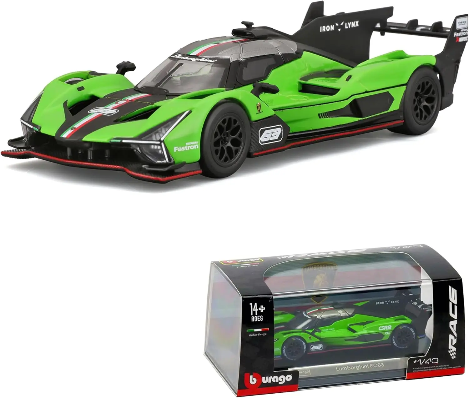 

1/43 SC63 LMH #63 Racing Collection | 24h of Le Mans