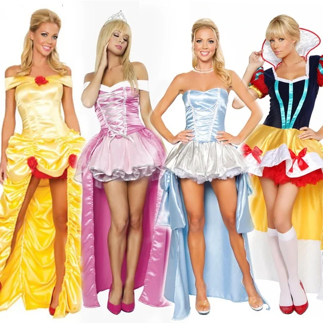 

Halloween Cosplay Costume Adult Ball Gown Snow White Photography Stage Performance Costume Women's Traditional Wear