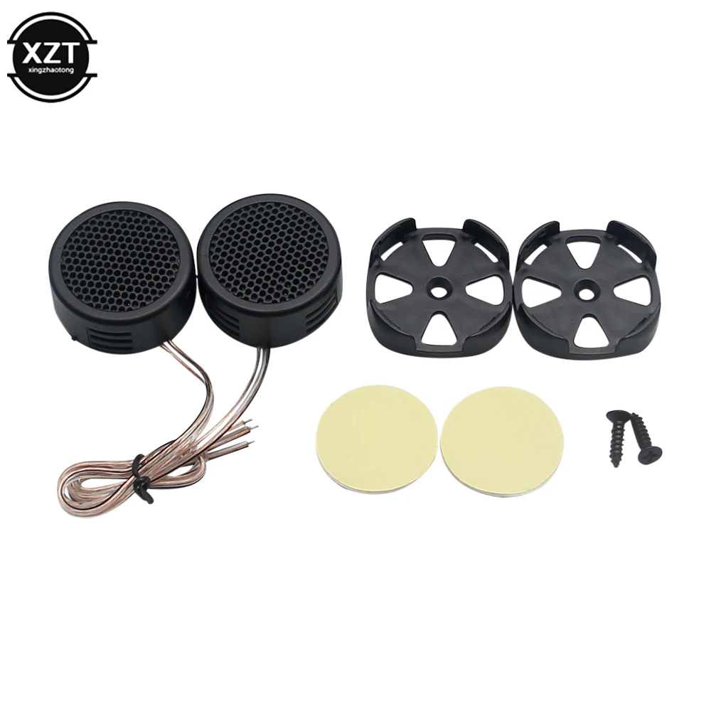 

High Quality 1pair Universal High Efficiency Mini Dome Tweeter Loudspeaker 2x 500W Loud Speaker Super Power Audio Sound for car