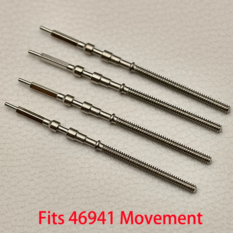 

2pcs/4pcs 46941 Watch Crown Stem Spare Parts Crown Watch Steel Stem Kit Fits 46941 46943 Automatic Mechanical Movement Stem Part