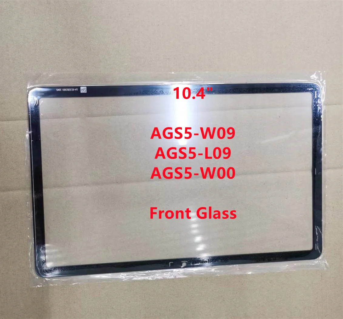 Pantalla táctil de cristal frontal para Huawei MatePad, Panel exterior LCD con prueba de pegamento OCA, 10,4 pulgadas, Original, para AGS5-W09 SE AGS5-W00, AGS5-L09