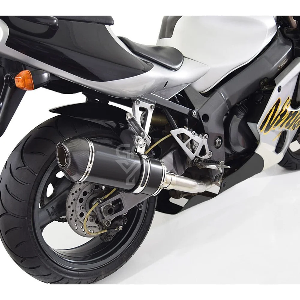 For Kawasaki ZX7R 1996 to 2003 ZX7 Ninja ZX-7R ZX 7R P1-P7 Escape Motorcycle Exhaust Muffler Header Link Pipe 51mm Slip-on