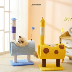 Cartoon Series Small Cat Climbing Frame Grip-resistant Sisal Posts Multifunctional Cat Jumping Platform Cat Toys Supplies