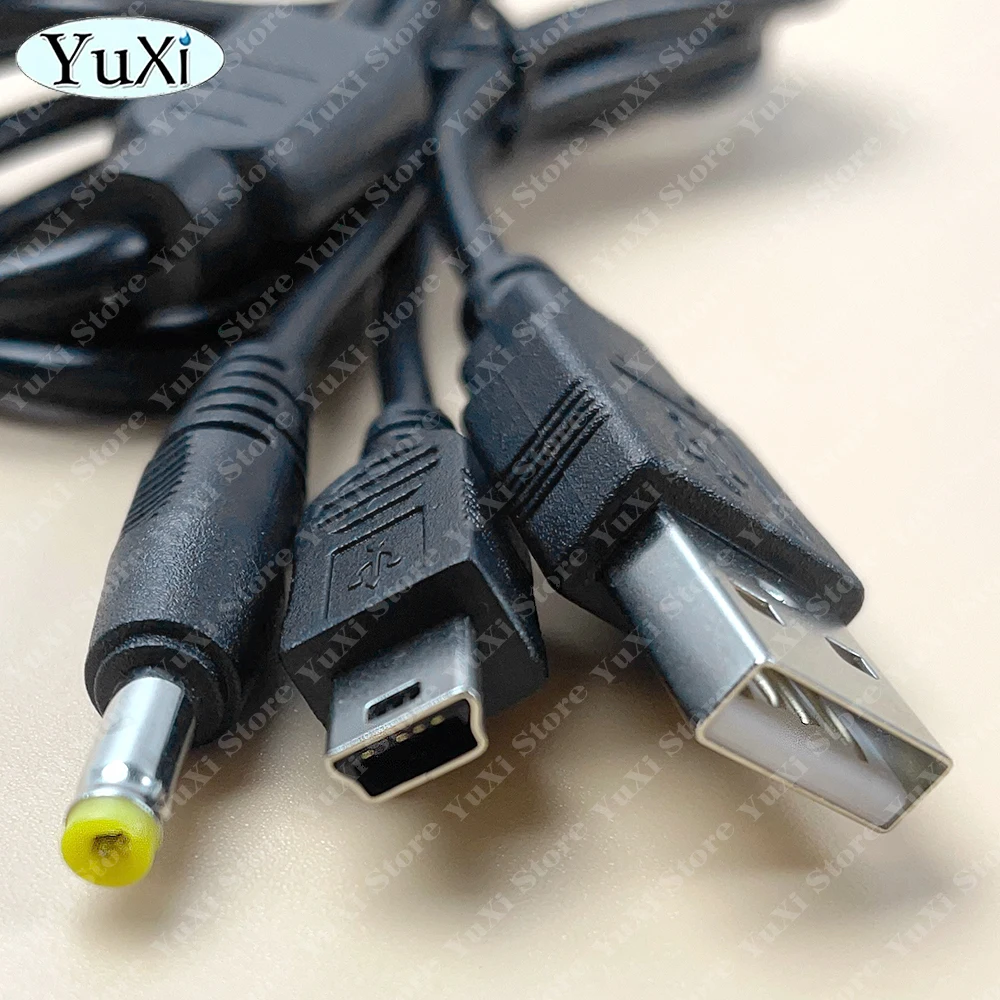 Charging USB Cable for PSP 1000/2000/3000 Data Transmission Power Charge Cable Cord For PSP 3001 3004 2001 2 in 1 USB Wire