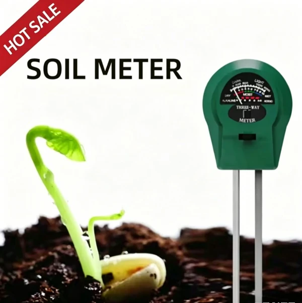 

Заводской прибор для тестирования почвы, недорогой портативный измеритель pH почвы «три в одном», измеритель влажности, измеритель влажности почвы