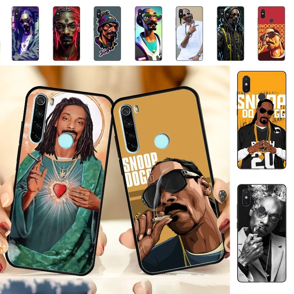 S-Snoop D-Dogg Rapper Phone Case For Redmi Note 4 X 5 A 6 7 8 T 9 9S 10 11 11S 11Epro Poco M3 pro