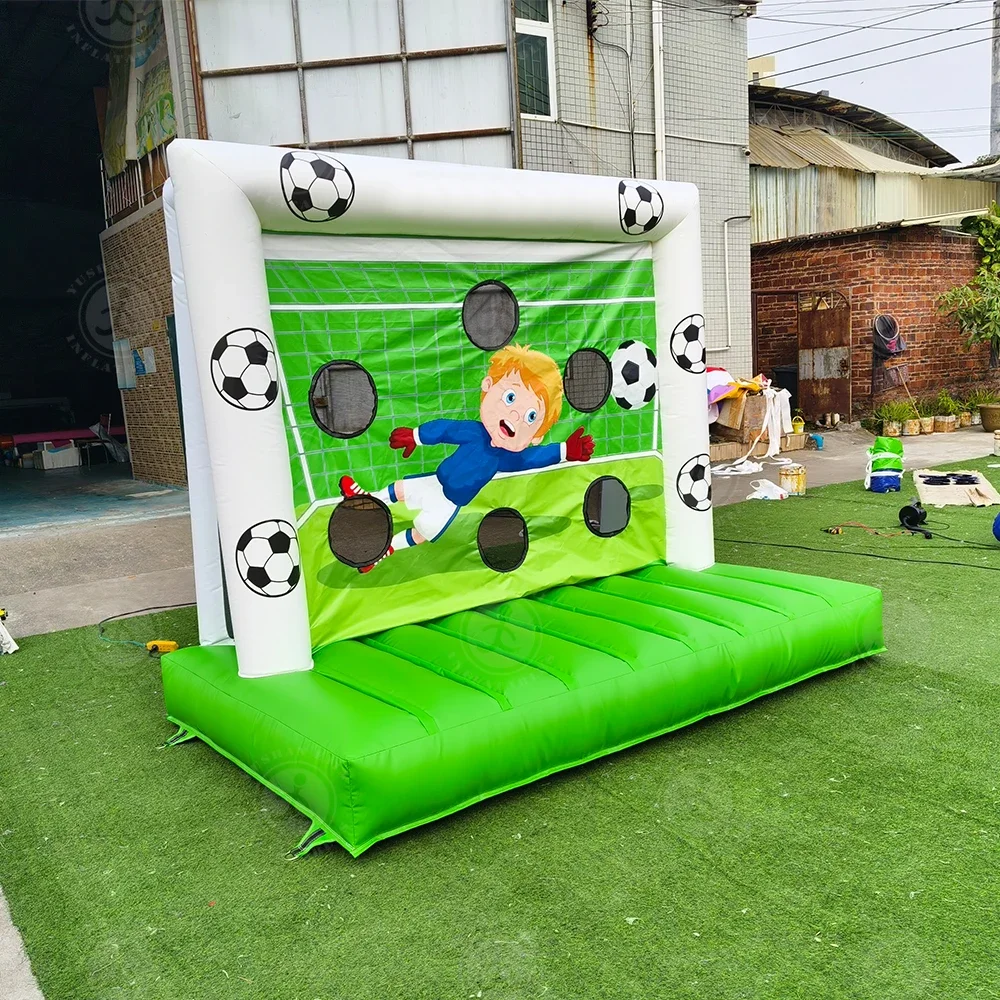 Factory Custom Inflatable Soccer Goal Outdoor Sport Games Inflatable Soccer Cage Inflatable Football Target Soccer Ball